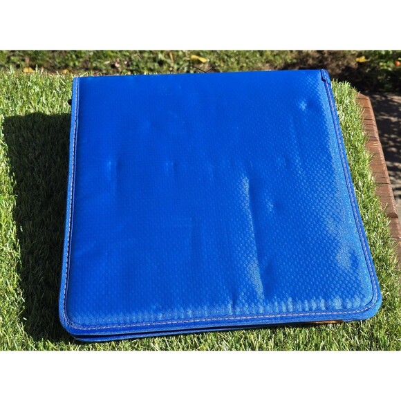 Mead Five Star 2" Zipper Binder Blue Gray 580 Sheet Capacity Built Strong NOS - Picture 10 of 13